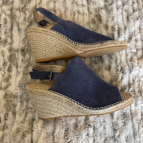 C.A.S.L.O.N Leather Uppers Sz 9M navy blue - Picture 6 of 7